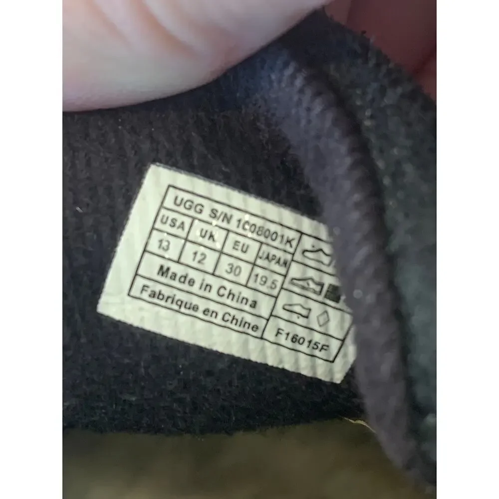 UGGS Boy’s Orin Wool Casual Boots / Size: 13